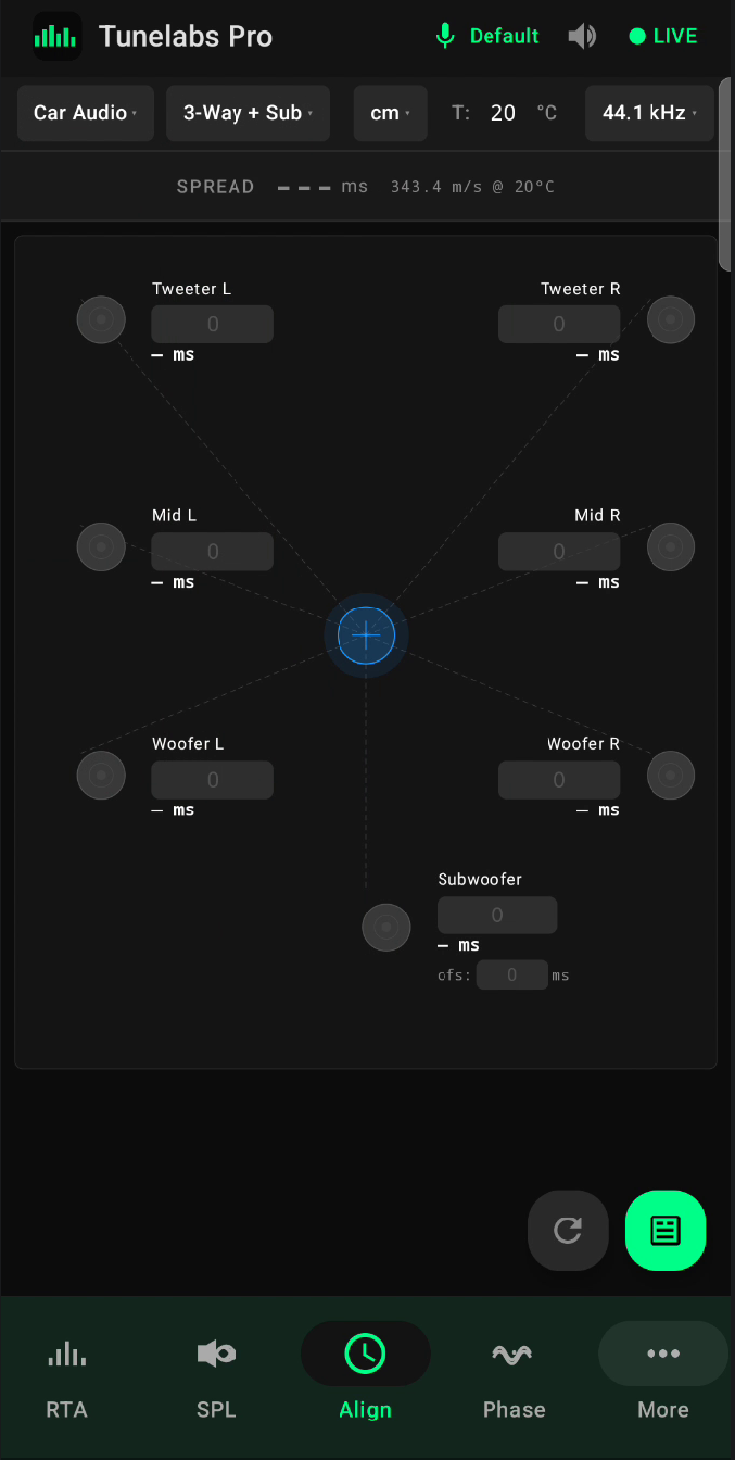 Time Alignment Calculator